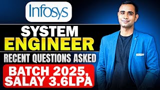 Infosys System Engineer 2025  Recent Questions asked  Technical Ability amp Reasoning [upl. by Phox]