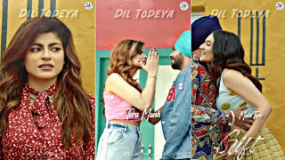 DIL TODEYA Full Screen Status Satbir Aujla  Tera Munh Tod Dungi  Latest punjabi  StatusAlbumAk [upl. by Iphagenia]