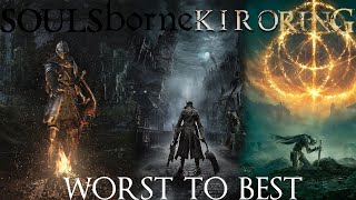 Soulsborne Games Ranked Worst To Best [upl. by Notecnirp]