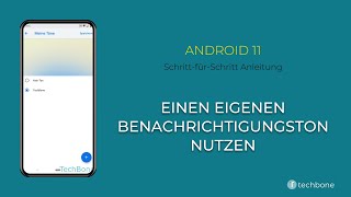 Eigenen Benachrichtigungston nutzen Android 11 [upl. by Enened]