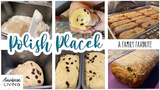 Homemade Placek  POLISH SWEET BREAD  A Family Favorite [upl. by Cathee625]