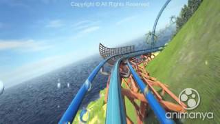 ISLAND COASTER 3D 7d cinema [upl. by Sofer]