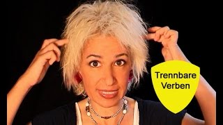 Deutsche Grammatik „Trennbare Verben“ mit Sonja Hubmann [upl. by Saxet437]