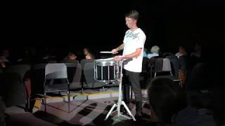 ZACH quotVICquot FIRTH SNARE SOLO ENERGY GROOVE PARK VISTA FUZION 2019 [upl. by Yecal]