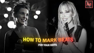 how to mark audio beats after effects [upl. by Amarette]