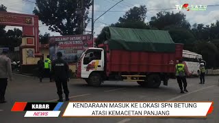 JENDRAL BINTANG DUA PANTAU MACET DAN KANDANGKAN TRUCK PUSO DAN KERETA GANDENG [upl. by Anij]