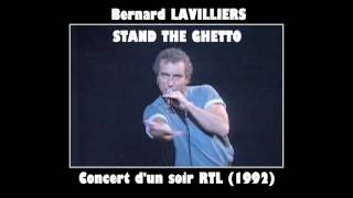 Bernard Lavilliers  Stand the ghetto  live 1992 [upl. by Doreg]