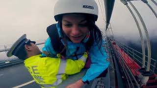 Zero Fox Given Police Grab BASE Jumper But She Jumps Anyways [upl. by Ainna]