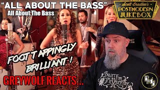 Postmodern Jukebox All About The Bass European Tour Cover  REACTION amp REVIEW [upl. by Accemahs957]