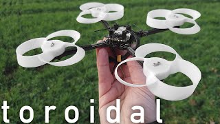 TOROIDAL PROPELLER on a DRONE  DIY 3D printed [upl. by Zul636]