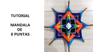 MANDALA DE OCHO PUNTAS  Rústico [upl. by Madigan]