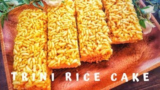 Trini Rice Cake  3 ingredients  Episode 771 [upl. by Gerty]