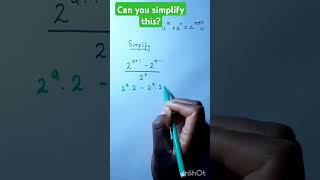 How to simplify exponential expressions Grade 11 Algebra [upl. by Aihsal713]