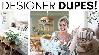 HOME DECOR DUPES  HOME DECORATING TIPS  HIGHEND LOOK FOR LESS [upl. by Stoeber]