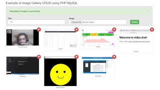 Build a Image Gallery CRUD App in PHP amp MySQL Database Using FancyBox Library in Javascript [upl. by Edmunda]