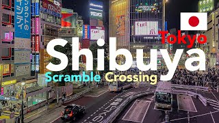 Shibuya Scramble Crossing  Tokyo  Japan [upl. by Rairb]