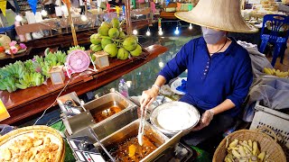 Thailand Street Food Indoor Floating Market IconSiam  Sook Siam [upl. by Jemima]