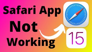 Safari Not Working on iPhone iOS 15  How to Fix Safari App Not Working on iPhone amp iPad iOS 15 [upl. by Bradlee]