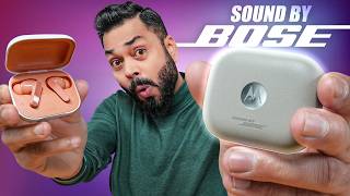 moto buds amp buds Unboxing amp First Look ⚡ 46dB ANC Wireless Charging Sound By Bose ₹7999 [upl. by Gloriane277]