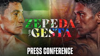 WILLIAM ZEPEDA VS MERCITO GESTA PRESS CONFERENCE LIVESTREAM [upl. by Hochman665]