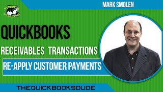 QuickBooks Desktop Fixing And ReApplying Customer Invoice Payments [upl. by Annirok23]