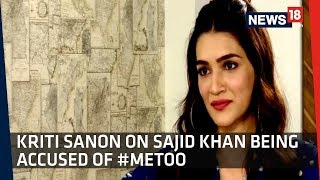 Rajeev Masand Talks To Kriti Sanon About Sajid Khan Being Accused In metoo Movement [upl. by Cressi]