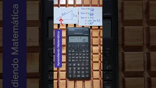 Cómo CALCULAR un ÁNGULO en un TRIÁNGULO RECTÁNGULO con la calculadora 🤔 [upl. by Reffinnej]