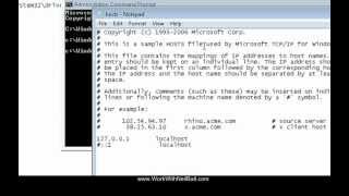 How To Edit The Hosts File Or How To Replace The Hosts File [upl. by Ragan742]