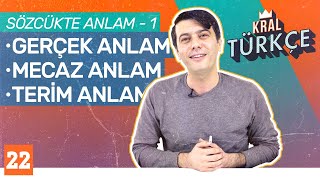 8 Sınıf Sözcükte Anlam 1 Örneklerle Terim Anlam Mecaz Anlam Gerçek Anlam  Türkçe 22 [upl. by Odlanra831]