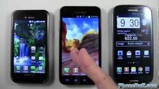 Samsung Galaxy S1 vs S2 vs S3 How The Galaxy Has Changed Over Time [upl. by Gnaht]