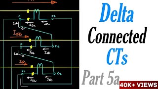 Introduction to Current Transformers Part 5a Delta connected CTs [upl. by Aonian]