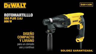 Rotomartillo SDS PLUS 800W DEWALT D25133K [upl. by Tirrej645]