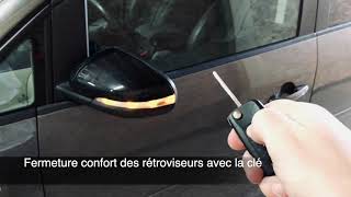 VW Touran 1T  Fermeture confort des rétro Check des aiguilles Fermeture pluie Codage feux LED [upl. by Annhej]