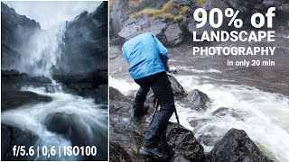 90 of LANDSCAPE Photography in ONLY 20 minutes [upl. by Ennaillij669]