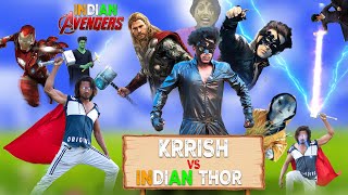 KRRISH VS THOR   INDIAN AVENGERS  VFX Comedy Video  क्रिश vs थोर  Suraj Rox Comedy [upl. by Nilecoj]