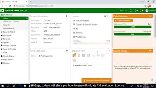 FortigateVM  how to reset trial license [upl. by Sanfourd]