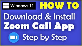 How to Install Zoom on Windows 11  Download amp Install Zoom App in Windows 11 [upl. by Mountford]