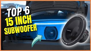 Best 15 Inch Subwoofer Reviews 2024 [upl. by Angelis718]