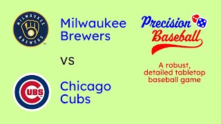 2023 Replay Brewers  Cubs Innings 59 Precision Baseball [upl. by Nillok]