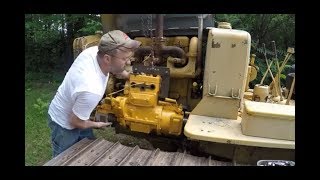 Caterpillar RD6D6 Pony Motor Reinstallation Startup and Drive [upl. by Amethyst]