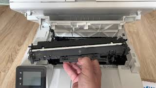 Replacing cartridge and DRUM UNIT for HP LaserJet Pro MFP M227fdw M227fdn M227sdw [upl. by Combe]