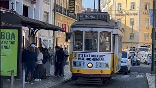 Lissabonin ratikkaLisbon tram lisbon lisboa lissabon tram ratikka [upl. by Netsirt]