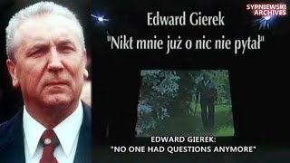 Edward Gierek „Nikt mnie już o nic nie pytał” – cały film [upl. by Devlen]