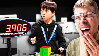 How This 9 Year Old Solved A Rubiks Cube In 3 Seconds [upl. by Oniram205]