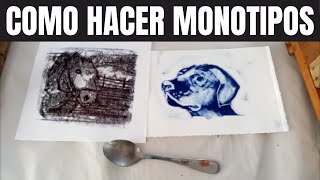 COMO HACER MONOTIPOS [upl. by Ahsa252]