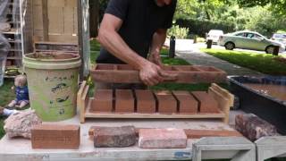 Making Bricks with Josh at Mobile Brick Factory in Baltimore [upl. by Hceicjow]