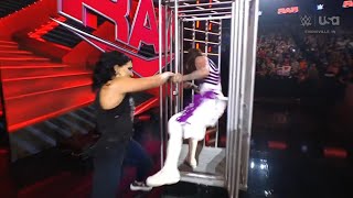 Rhea Ripley attacks Dominik Mysterio  WWE RAW 93024 [upl. by Shifra16]