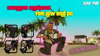 HIGH FPS SUMMER MODPACK FOR SAMP LOW END PC GTA IN DESC [upl. by Wulfe137]