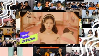 MV IU아이유  Celebrity REACTION MASHUP [upl. by Walker]