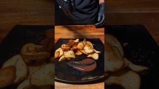 Manioc Chips  A Crispy Snack 🍟️ Cassava chips asmr [upl. by Snave]